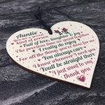 Special Sister Auntie Wood Plaque Sign Birthday Thank You Gifts