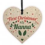 First Christmas As Nanny Nan Nanna Nana Xmas Decoration Gifts