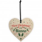 First Christmas As Nanny Nan Nanna Nana Xmas Decoration Gifts