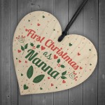 First Christmas As Nanny Nan Nanna Nana Xmas Decoration Gifts