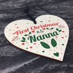 First Christmas As Nanny Nan Nanna Nana Xmas Decoration Gifts