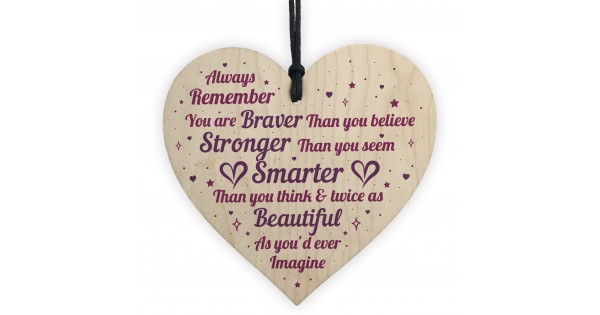 Wooden bookmarks-Be Strong And Take Heart - Plaques & Signs