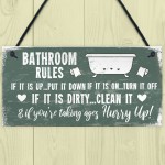 Nautical Bathroom Sign Funny Quirky Toilet Loo Door Wall Plaque