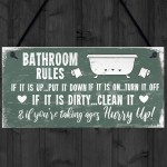 Nautical Bathroom Sign Funny Quirky Toilet Loo Door Wall Plaque