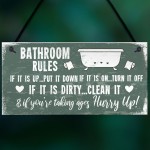 Nautical Bathroom Sign Funny Quirky Toilet Loo Door Wall Plaque