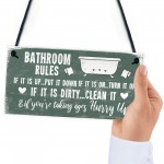 Nautical Bathroom Sign Funny Quirky Toilet Loo Door Wall Plaque