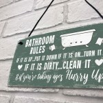 Nautical Bathroom Sign Funny Quirky Toilet Loo Door Wall Plaque