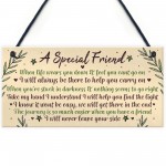 Motivational Inspirational Plaque Friendship FRIEND Thank You