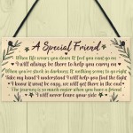 Motivational Inspirational Plaque Friendship FRIEND Thank You