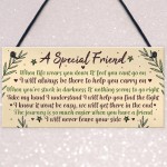 Motivational Inspirational Plaque Friendship FRIEND Thank You