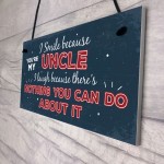 Funny Uncle Birthday Gifts Presents Hanging Plaque Keepsake Gift