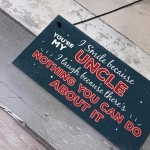 Funny Uncle Birthday Gifts Presents Hanging Plaque Keepsake Gift