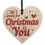 All I Want For Christmas Is Heart Husband Wife Boy Girl Friend