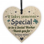 Social Worker Gift Card Thank You Gift Heart Novelty Keepsake