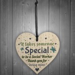 Social Worker Gift Card Thank You Gift Heart Novelty Keepsake