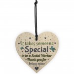 Social Worker Gift Card Thank You Gift Heart Novelty Keepsake