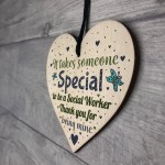 Social Worker Gift Card Thank You Gift Heart Novelty Keepsake