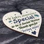 Social Worker Gift Card Thank You Gift Heart Novelty Keepsake