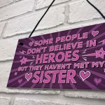 Funny Best Friend SISTER Hanging Plaque Friendship Birthday Gift