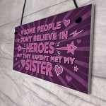 Funny Best Friend SISTER Hanging Plaque Friendship Birthday Gift