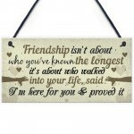 Friendship Plaque Gifts For Women Best Friend Christmas Birthday