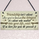 Friendship Plaque Gifts For Women Best Friend Christmas Birthday