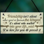 Friendship Plaque Gifts For Women Best Friend Christmas Birthday