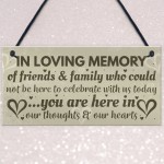 In Memory Plaque Christmas Tree Memorial Bauble Wedding Sign