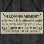 In Memory Plaque Christmas Tree Memorial Bauble Wedding Sign