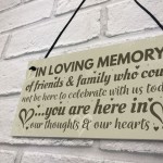 In Memory Plaque Christmas Tree Memorial Bauble Wedding Sign