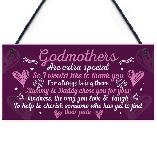 Godmother Gifts For Christmas Godparent Christening Gifts Plaque