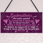 Godmother Gifts For Christmas Godparent Christening Gifts Plaque