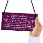 Godmother Gifts For Christmas Godparent Christening Gifts Plaque