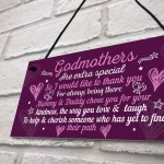 Godmother Gifts For Christmas Godparent Christening Gifts Plaque