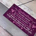 Godmother Gifts For Christmas Godparent Christening Gifts Plaque