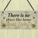 Nanny Nan Christmas Birthday Gifts Hanging Wall Door Plaque Xmas