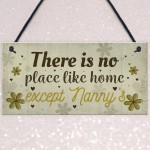 Nanny Nan Christmas Birthday Gifts Hanging Wall Door Plaque Xmas