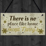 Nanny Nan Christmas Birthday Gifts Hanging Wall Door Plaque Xmas