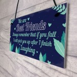 Funny Best Friend Sign Friendship Gift Hanging Thank You Plaque