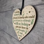 In Loving Memory Memorial Christmas Plaque Wooden Star Tree Gift