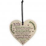 Nanny Plaque Nanny Nana Nanna Gifts Wooden Heart Nanny Present