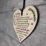 Nanny Plaque Nanny Nana Nanna Gifts Wooden Heart Nanny Present