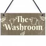 The Washroom Shabby Chic Bathroom Toilet Signs And Plaques