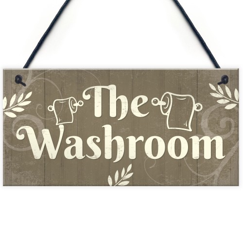 The Washroom Shabby Chic Bathroom Toilet Signs And Plaques