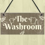 The Washroom Shabby Chic Bathroom Toilet Signs And Plaques