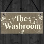 The Washroom Shabby Chic Bathroom Toilet Signs And Plaques