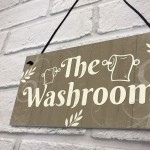 The Washroom Shabby Chic Bathroom Toilet Signs And Plaques