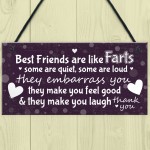 Funny Gift For Best Friend Birthday Christmas Sign Friendship