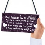 Funny Gift For Best Friend Birthday Christmas Sign Friendship