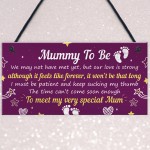 Mummy To Be Gifts From Bump Hanging Plaque Baby Shower Present